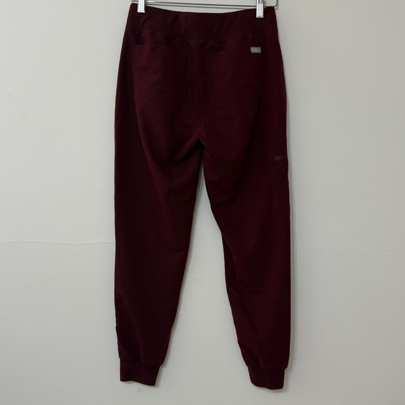 FIGS Women's Burgundy Scrub Pants High Waisted Zamora Jogger Scrub
Pants size XS - Picture 9 of 11